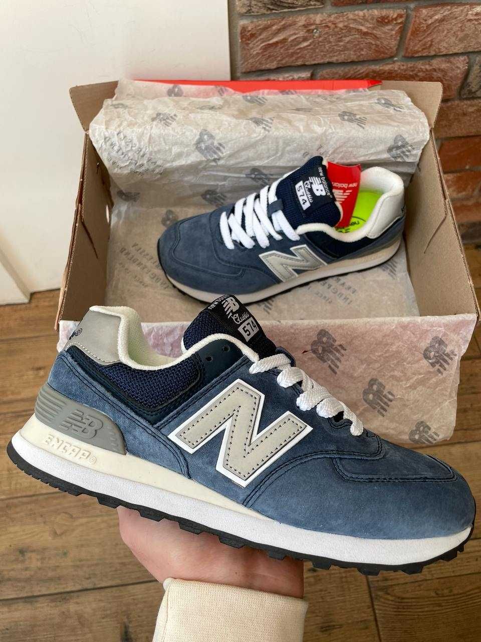 !SALE! New Balance 574 Blue/Grey 36 37 38 39 40 41 42 43 44 45 46 nb