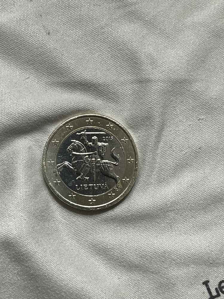 Moeda 1 euro lituânia