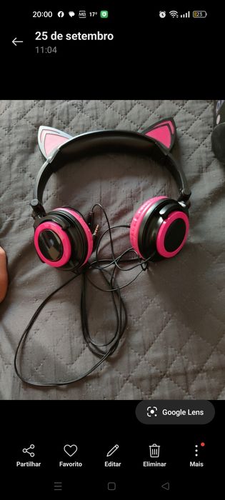 Phones com fio  novos