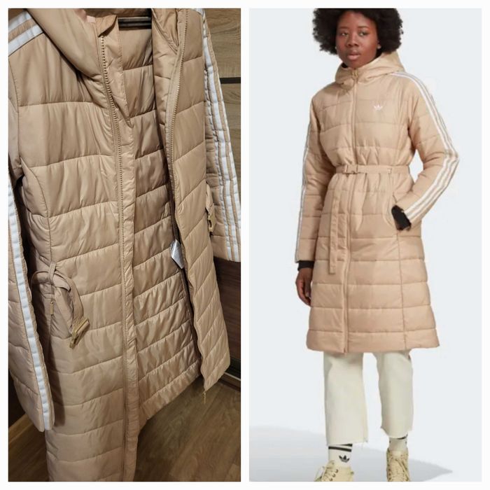 Куртка парка пальто Adidas ОРИГИНАЛ. Размер XS-S