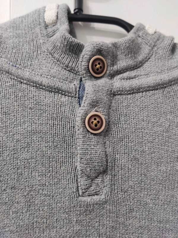 Bluza z kapturem sweter H&M 134/140