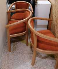Vendem-se total de 5 cadeiras (150€ cada) sob medida/madeira faia