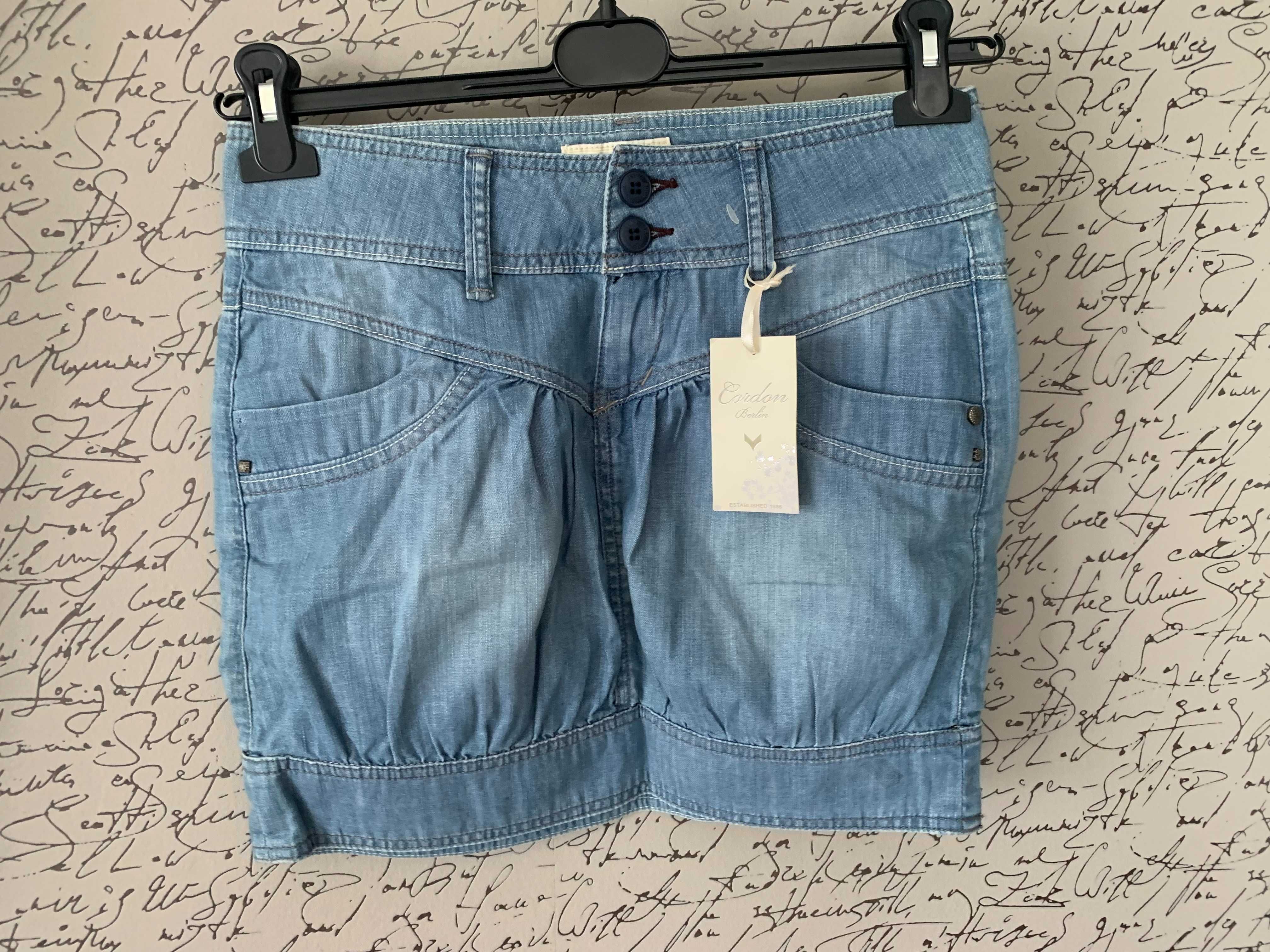 Cordon Jeans śliczna nowa spódniczka jeansowa M