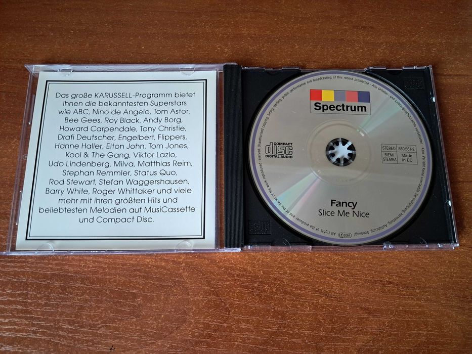 CD audio Fancy - Slice Me Nice