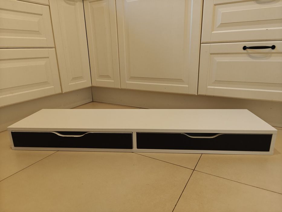 Półka z szufladami IKEA EKBY ALEX + wsporniki