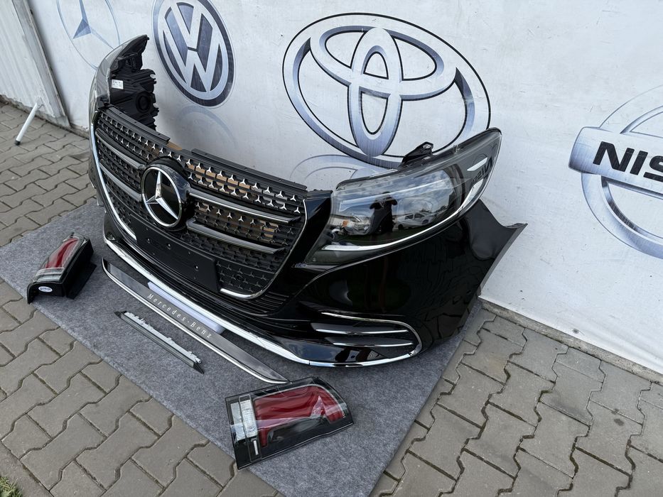 Бампер фара фонарь молдинг Віто Mercedes Vito V-class рестайл з 2024р.