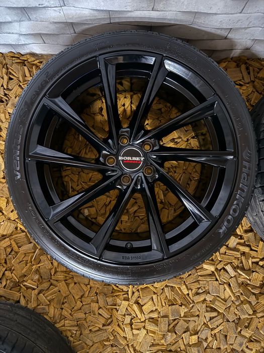 Felgi koła 19 cali 2x7,5 2x8,5 letnie 5x112 mercedes c clk w209 borbet