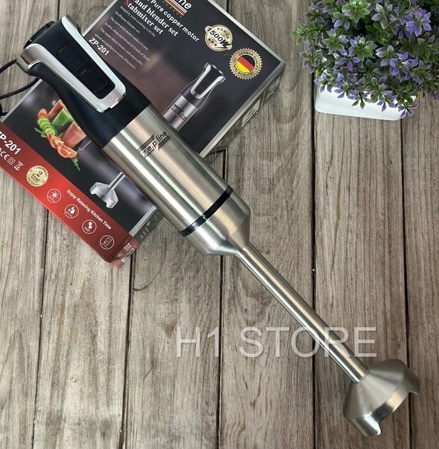 Погружной ручной блендер Zepline ZP-201 из нержавеющей стали 1500Вт