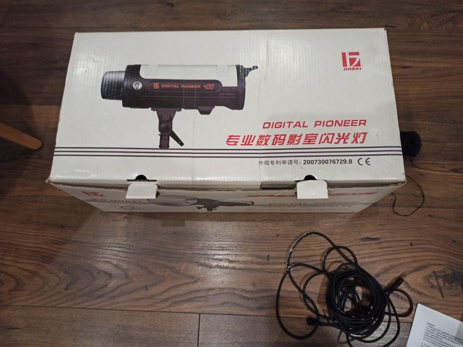 Lampa błyskowa studyjna JINBEI Digital Pioneer DP 500 + soft box