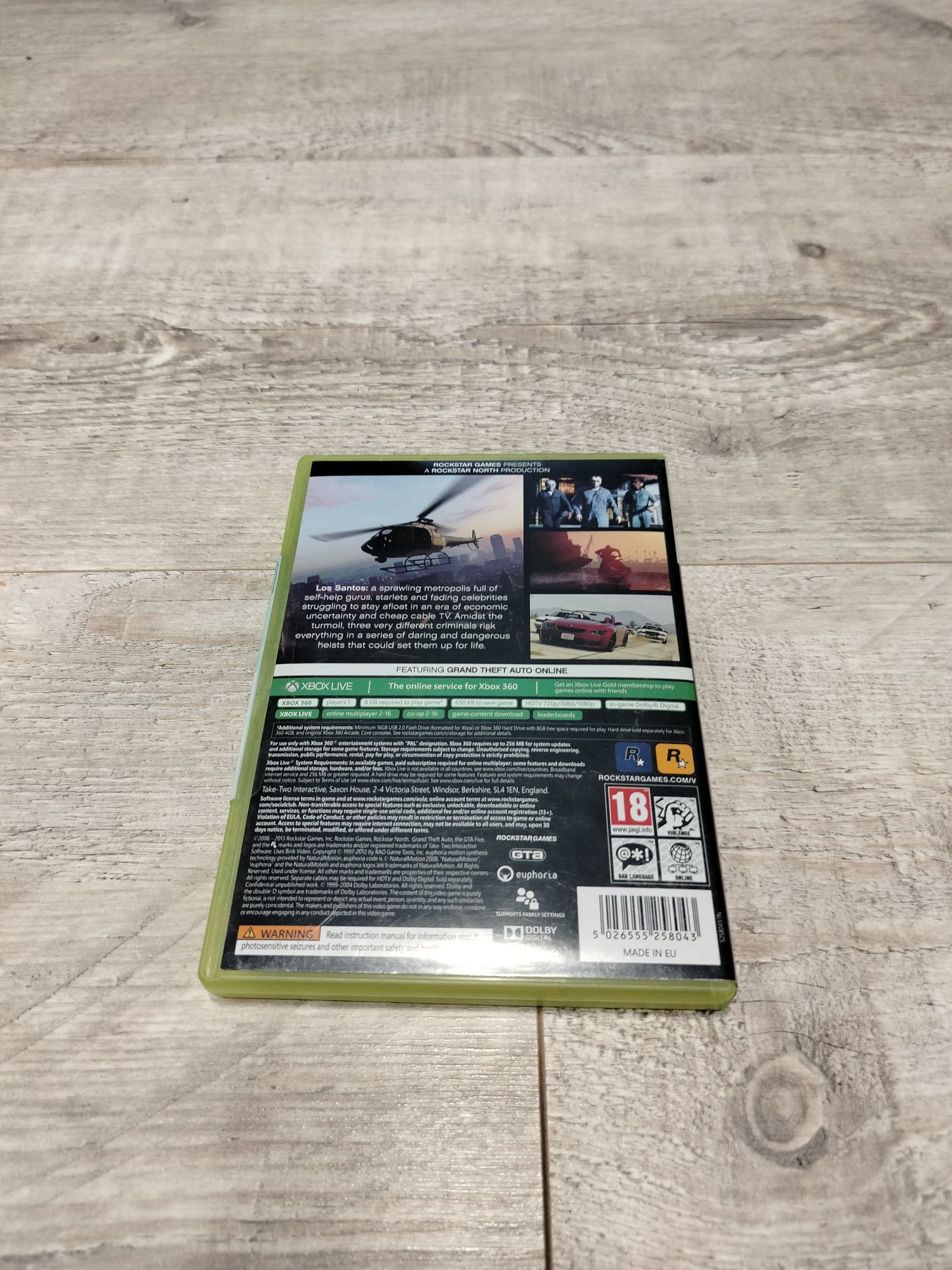Gra GTA v Xbox 360