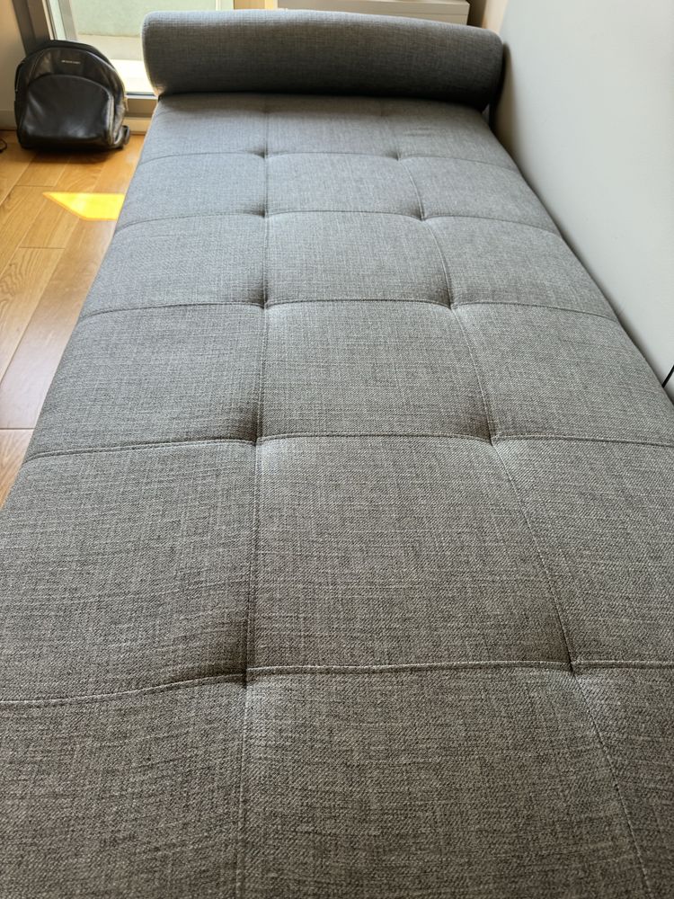 SOFA KINDA "Day Bed" Cinza - Menos de um ano de uso - NOVO