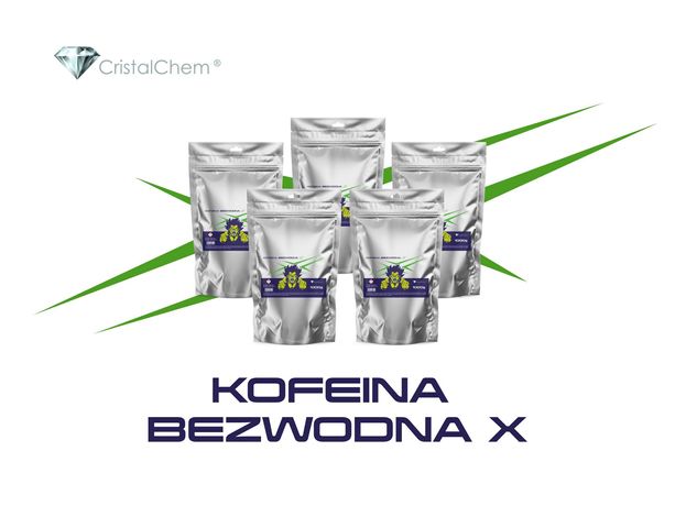 Kofeina Bezwodna X # 20Kg # Świetna Jakość # Nowość # DoyPacki #