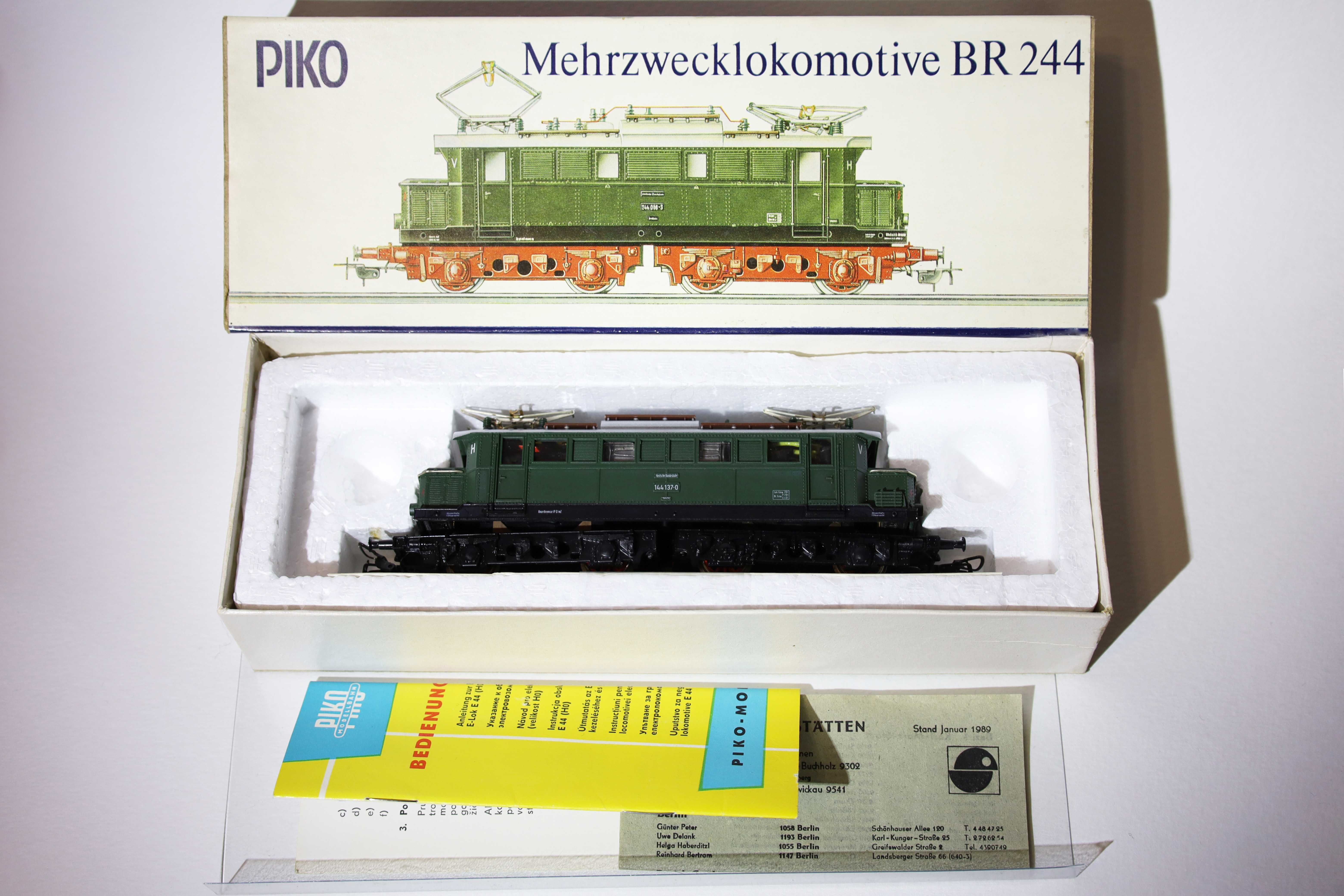НОВА модель електровозу BR244(144) від компанії PIKO (1989р)
