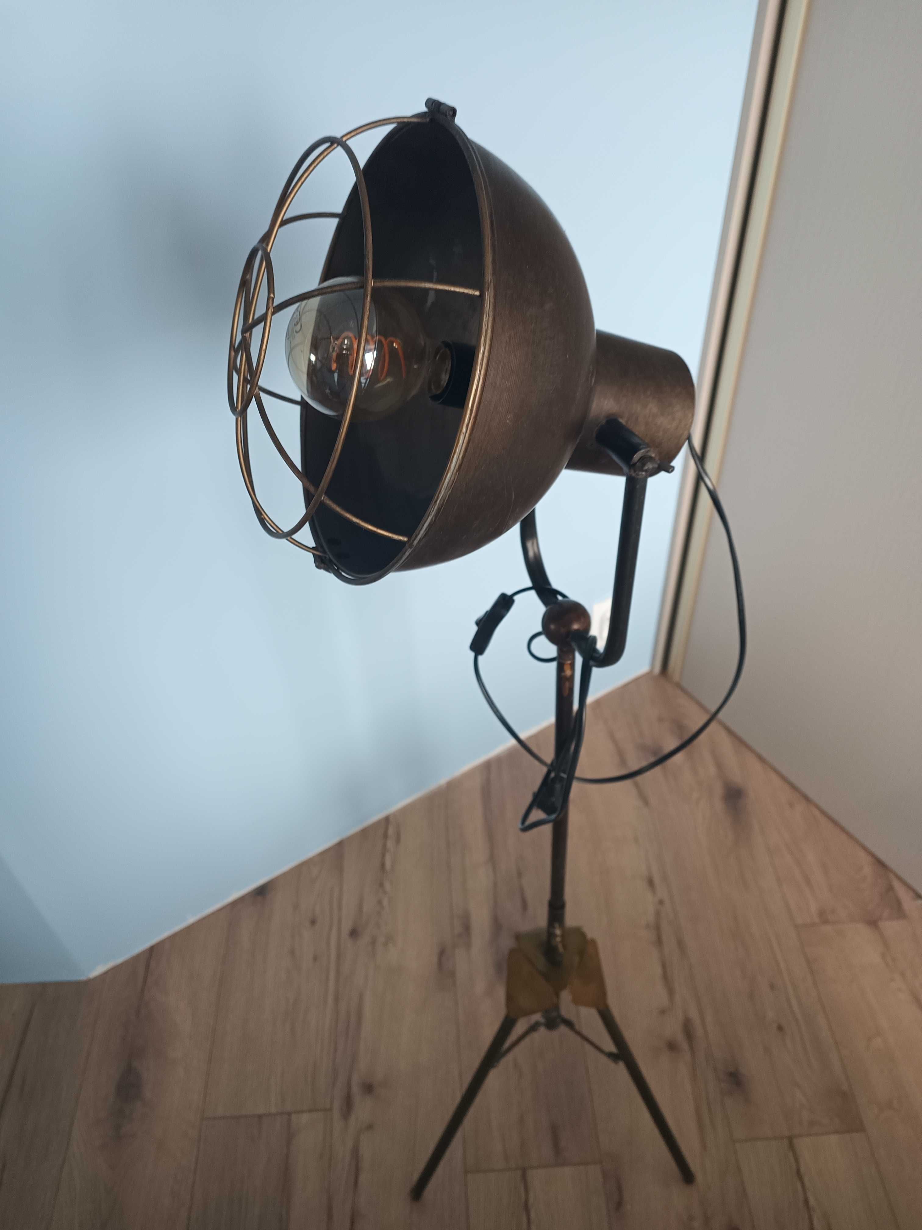 Lampa podłogowa loft reflektor VINTAGE
