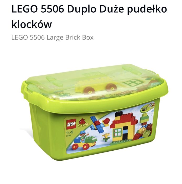 Lego 5506 Duplo Duże pudełko klocków