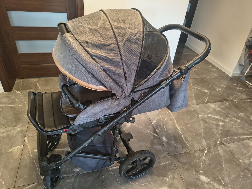 Wózek dziecięcy 2w1 Adamex Rimini+adaptery