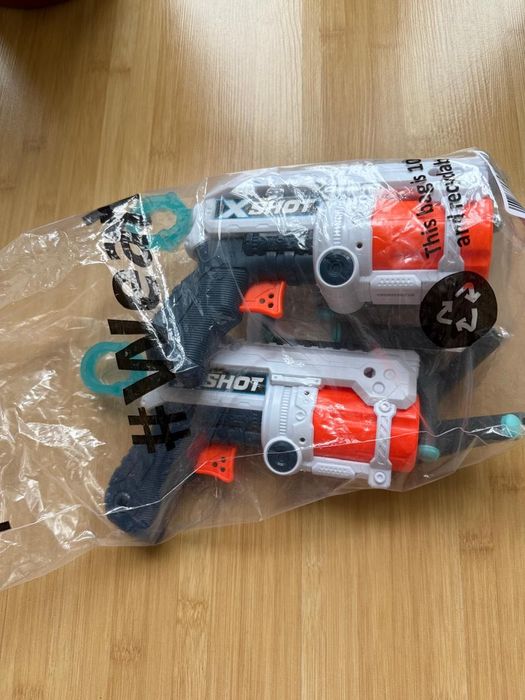 Пистолет Zuru X-Shot Fury 4 пули 100 шт.