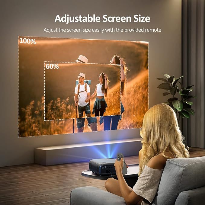 nexigo pj40 rzutnik projektor hdmi lcd 4k bt 5g fullhd vv