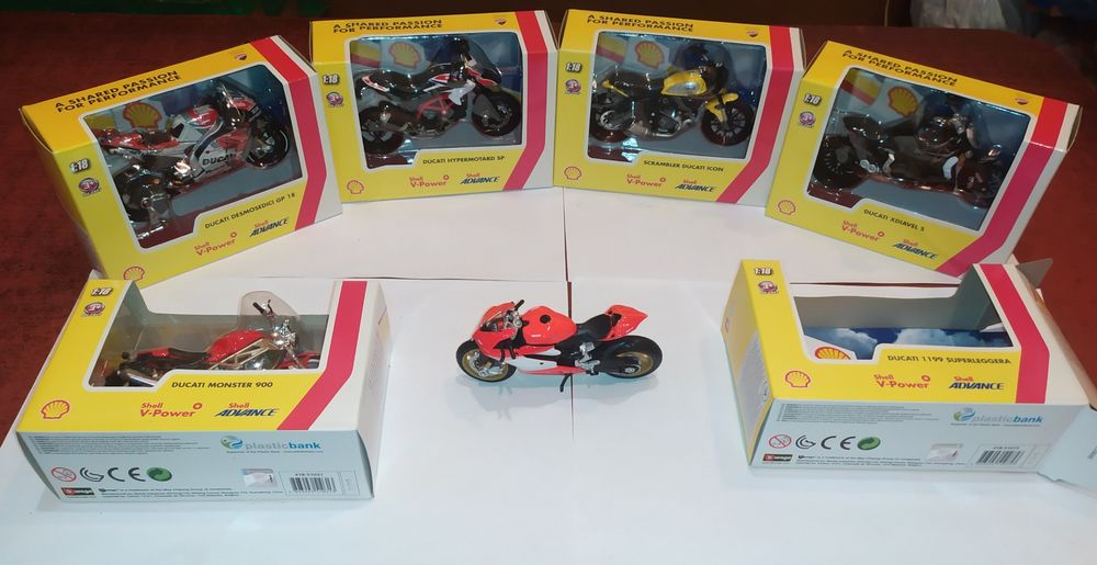 Полная коллекция мотоциклов "Shell"