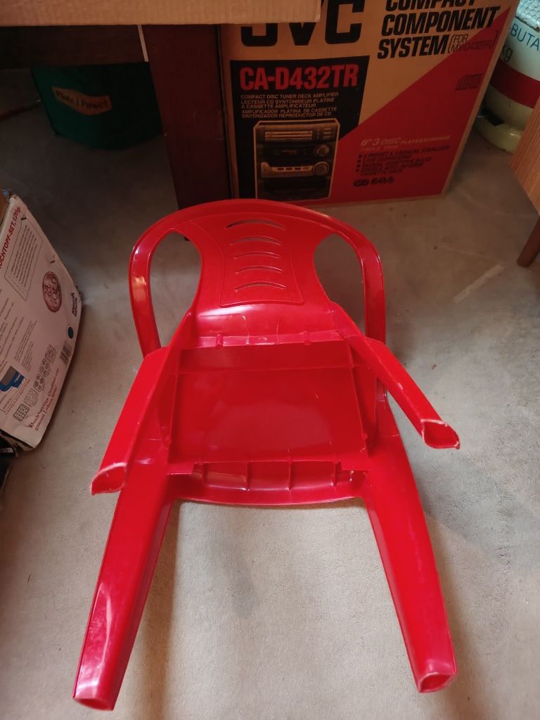Dziecięce krzesełko plastikowe