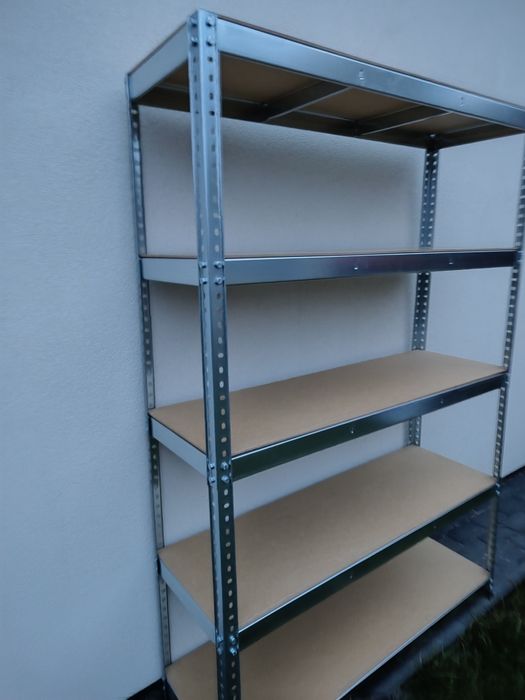 Regał Skręcany do Magazynu, Warsztatu, Piwnicy 180x120x40 cm 5P/200 kg