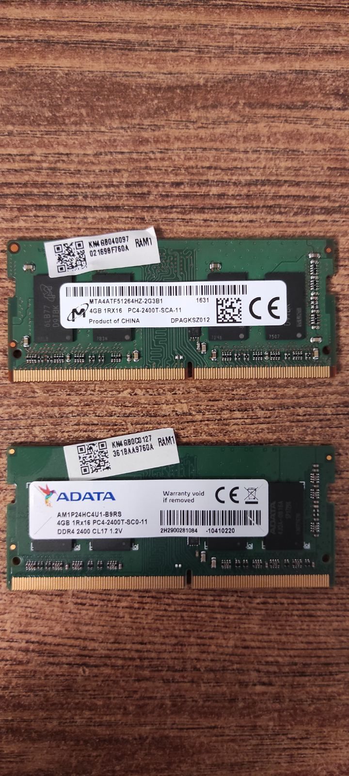 Память DDR4 so-dimm 4гб 2шт