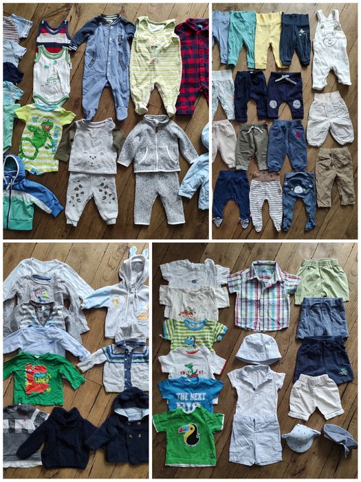 Ubranka dla chłopca r. 68