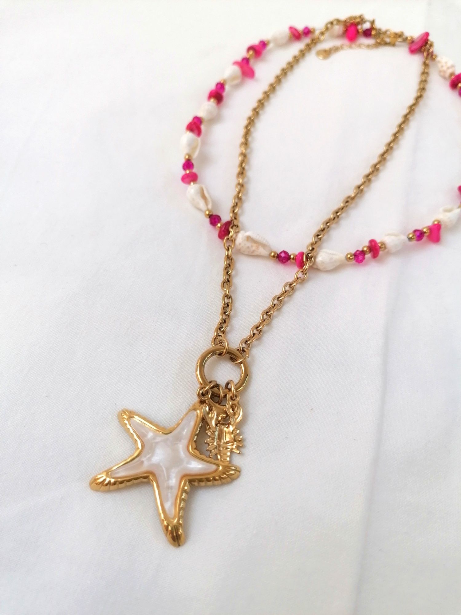Colar Duplo Dourado