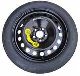 VOLVO XC60 1 I 08-13 KOŁO ZAPASOWE DOJAZDOWE 17&quot; CONTINENTAL 31302356