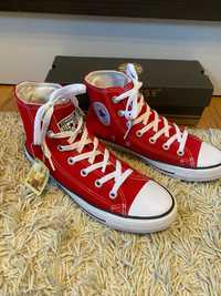 Converse trampki czerwone