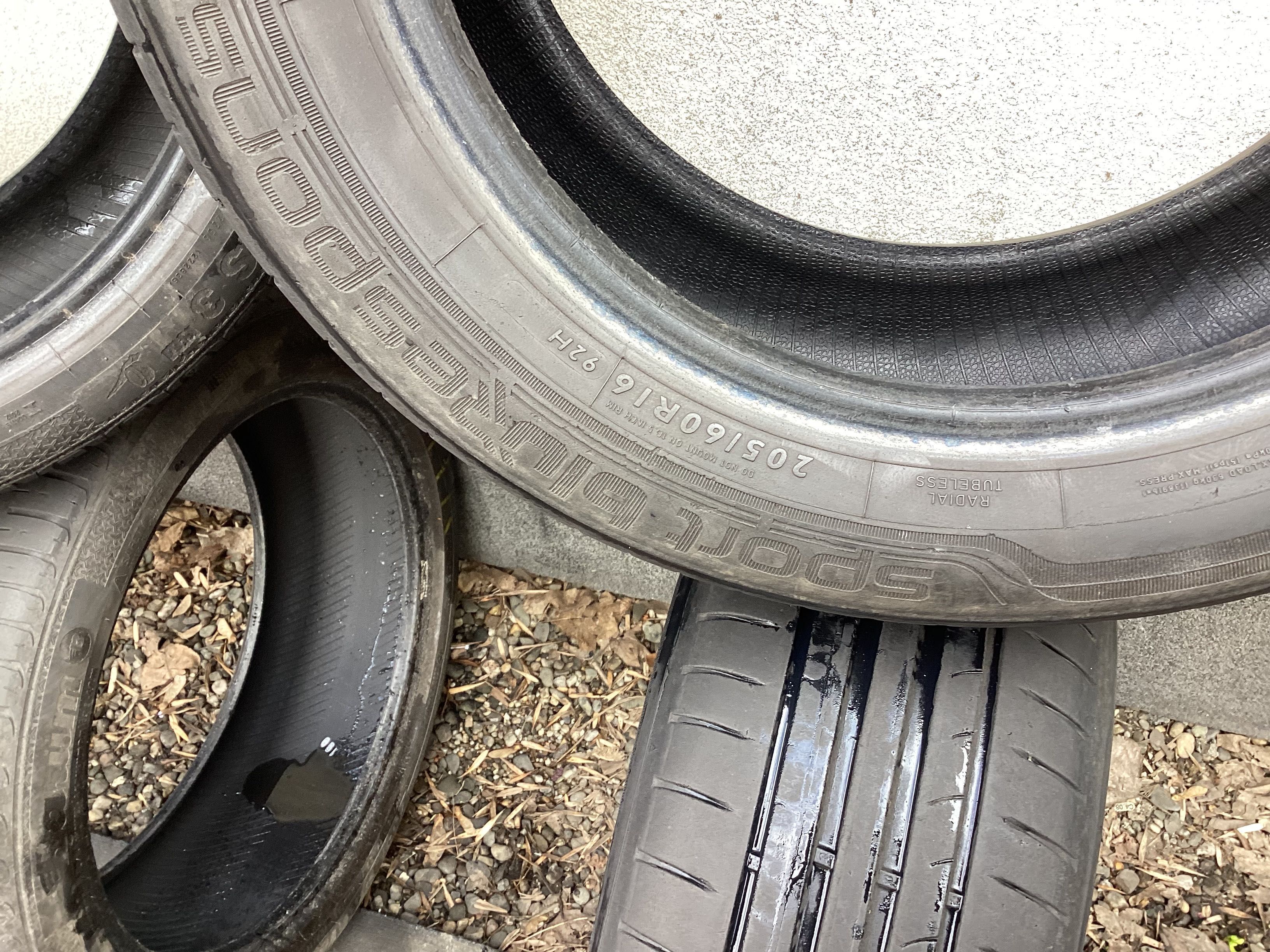 DUNLOP 205/60r16 2szt opony lato letnie 5mm