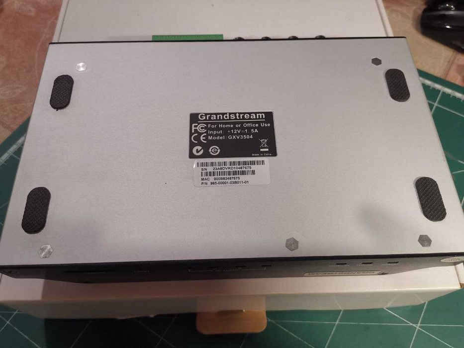 IP видеосервер Grandstream GXV3504 4 Channels video/aud, PoE, SIP/VoIP