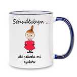 Kubek z nadrukiem Mała Mi, Muminki, Śmieszne, Zabawny tekst BUG-MI-003