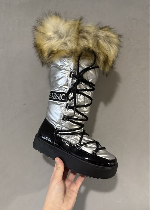 Śniegowce damskie, wysokie, buty zimowe, kozaki, 36-41