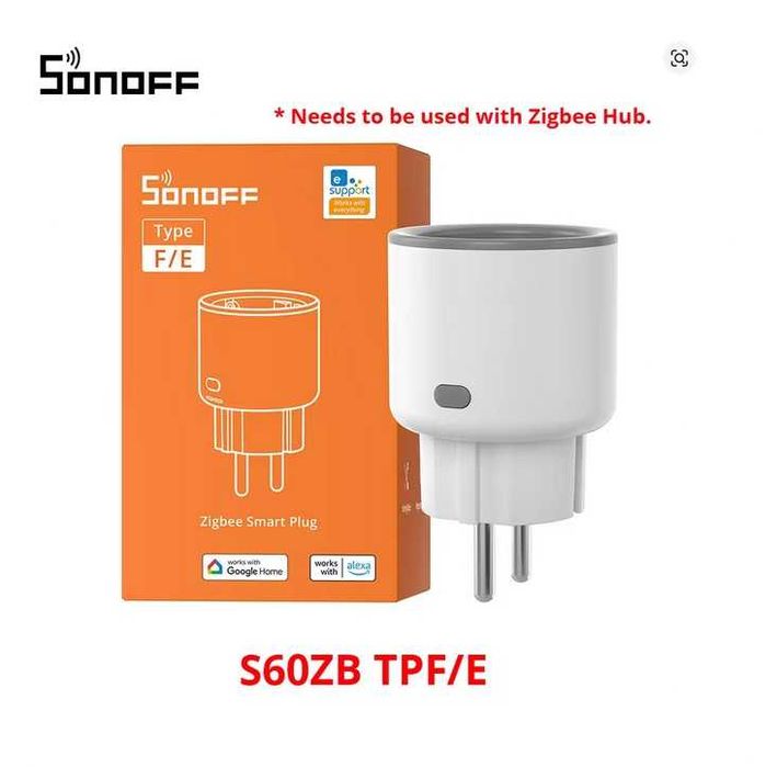 SONOFF S60ZB iPlug Zigbee Inteligentna Wtyczka Gniazdko