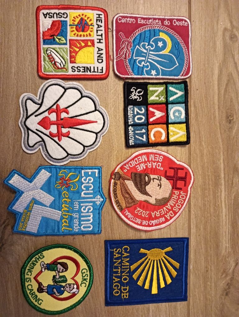 Patches estampas insígnias Emblemas Vários - escutistas /escoteiros*