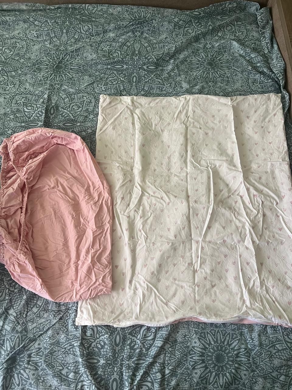 Дитячий матрац(Baby Veres). Захисні бортики, ковдра, постільна білизна