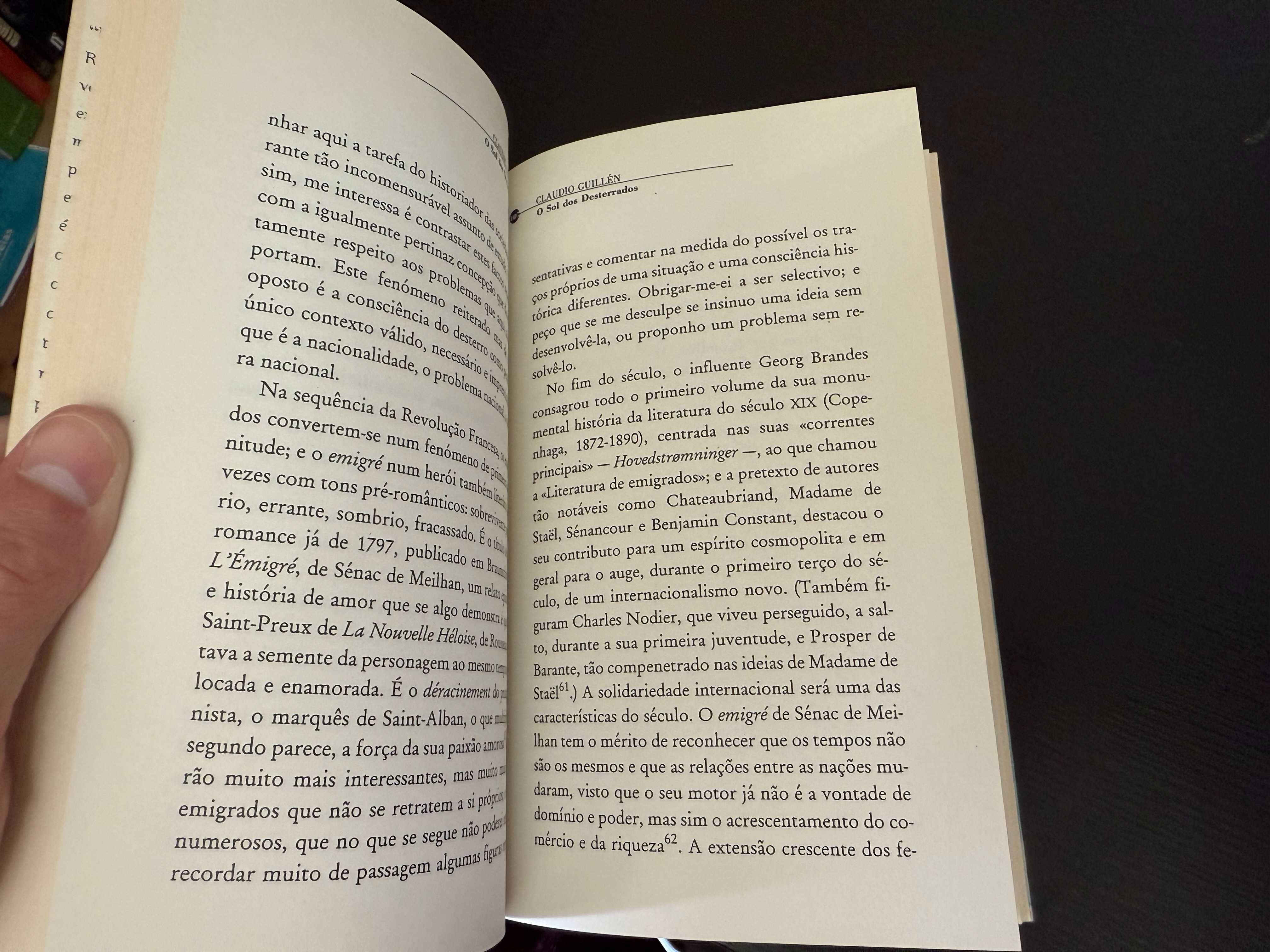 Claudio Guillén – O sol dos desterrados: Literatura e Exílio