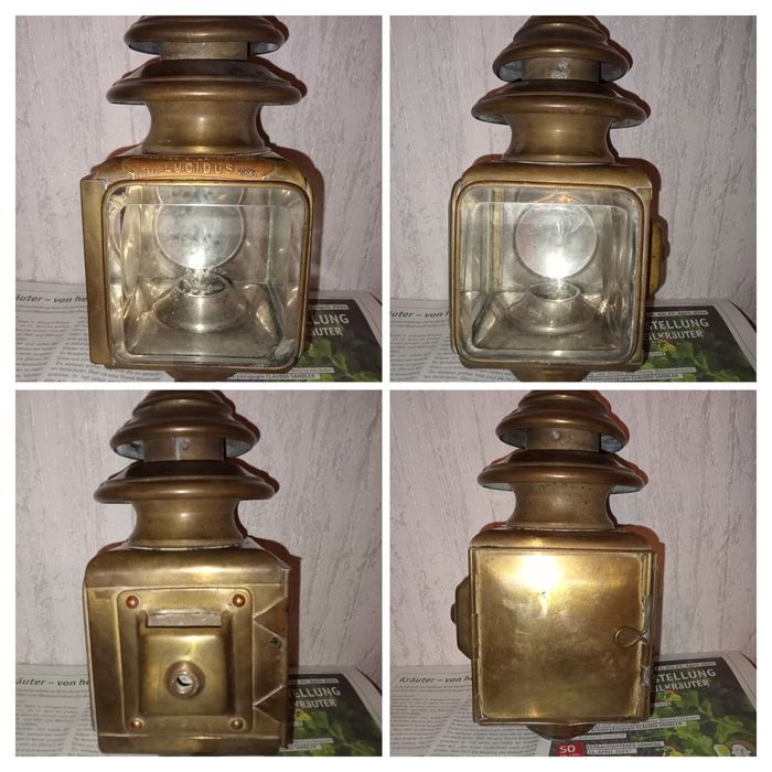 Продам старинную керасиновую лампу,каретный фанарь.