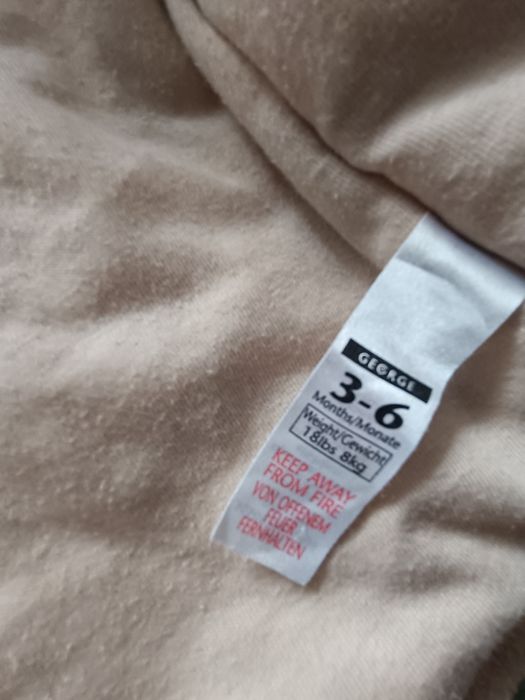 Kurtka kurteczka kożuszek chłopiec niemowlę 62 68 3-6mcy