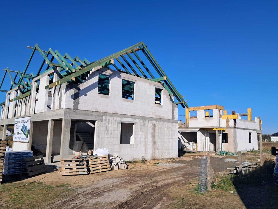 Domy w Dzierżążnie. Nowa inwestycja. 5 pokoi, garaż, ogródek.