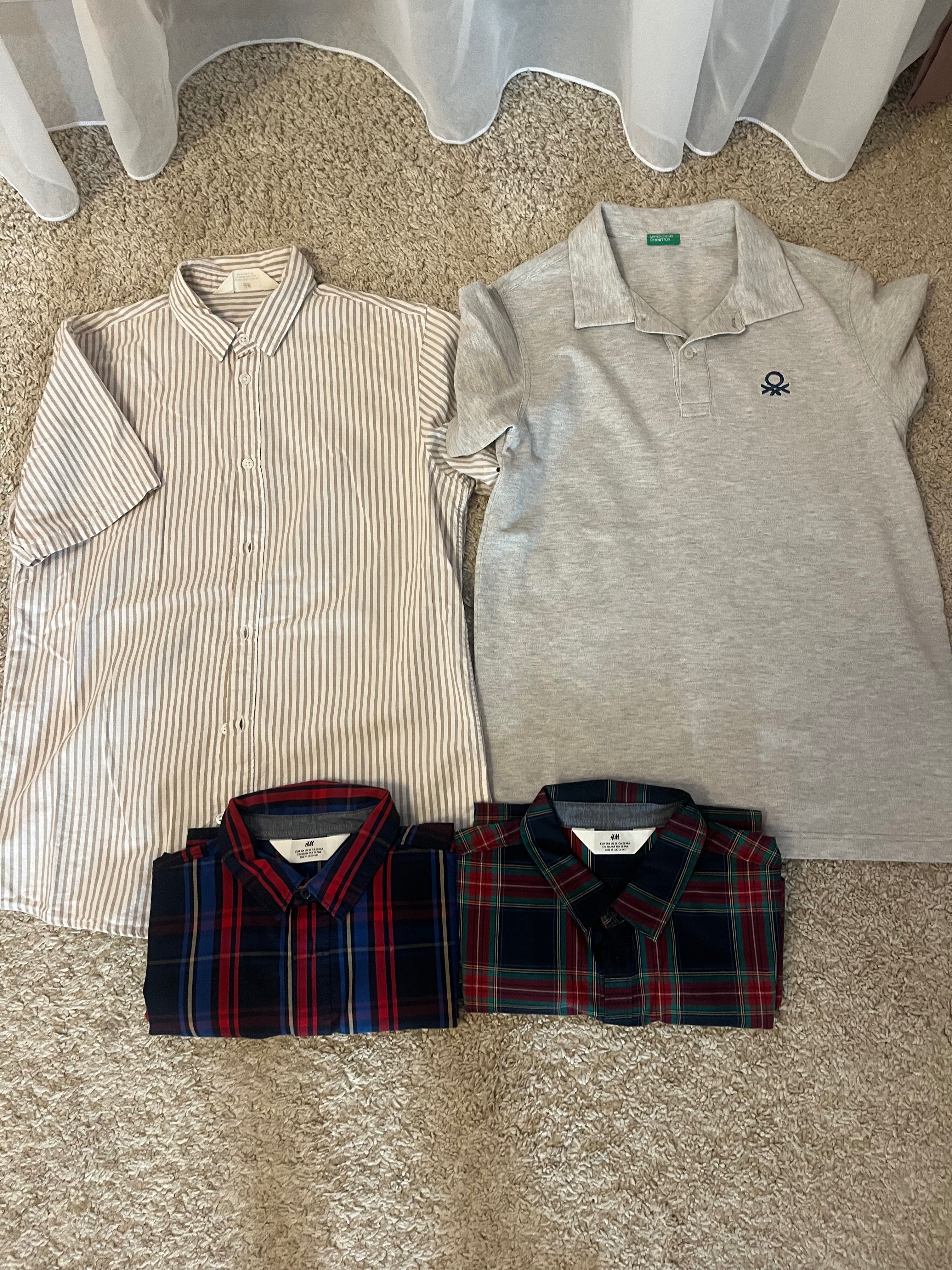Zestaw ubrań dla chłopca rozmiar 164 (Gant, hm, benetton, tommy)