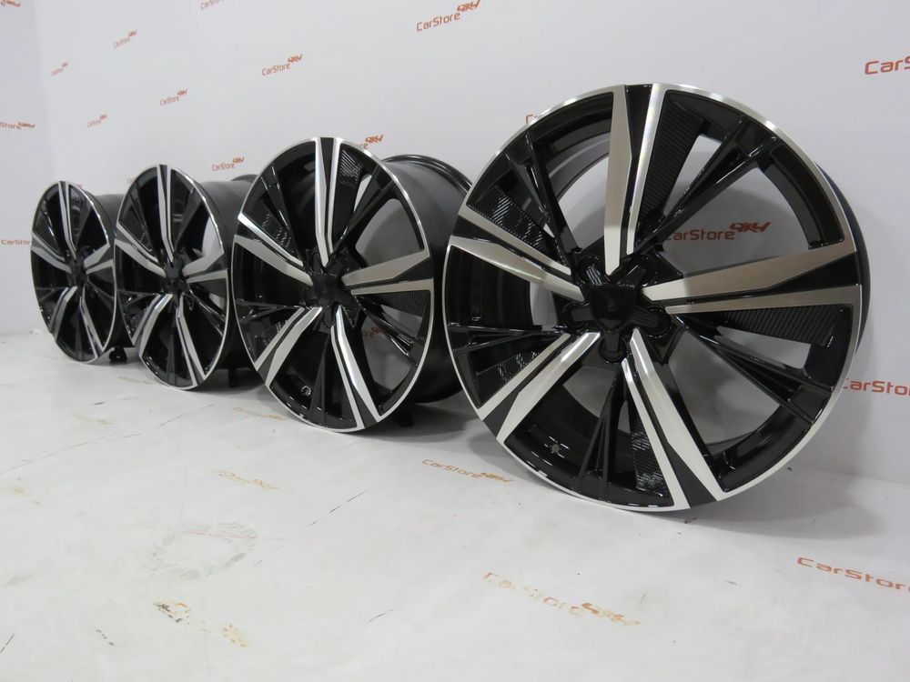 Jantes Look Peugeot GT Line 18 x 8 et 45 5x108 Preto + Polido
