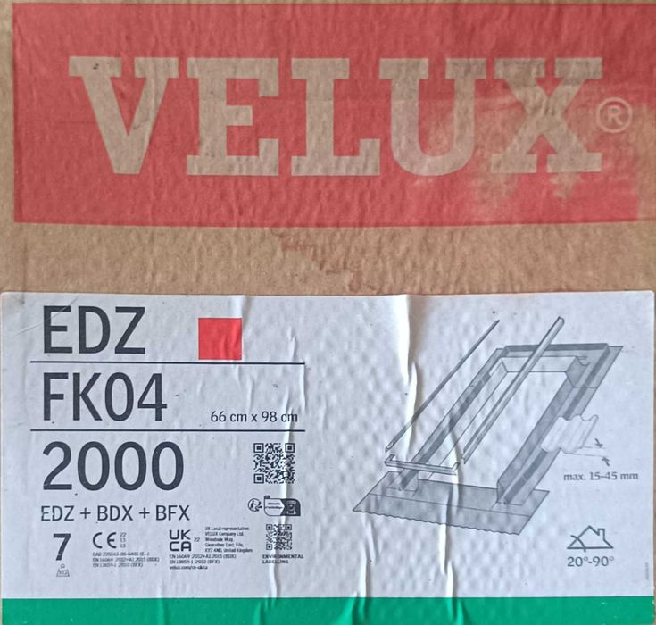 Okno dachowe VELUX GLL 1061 FK04 66x98 z kołnierzem