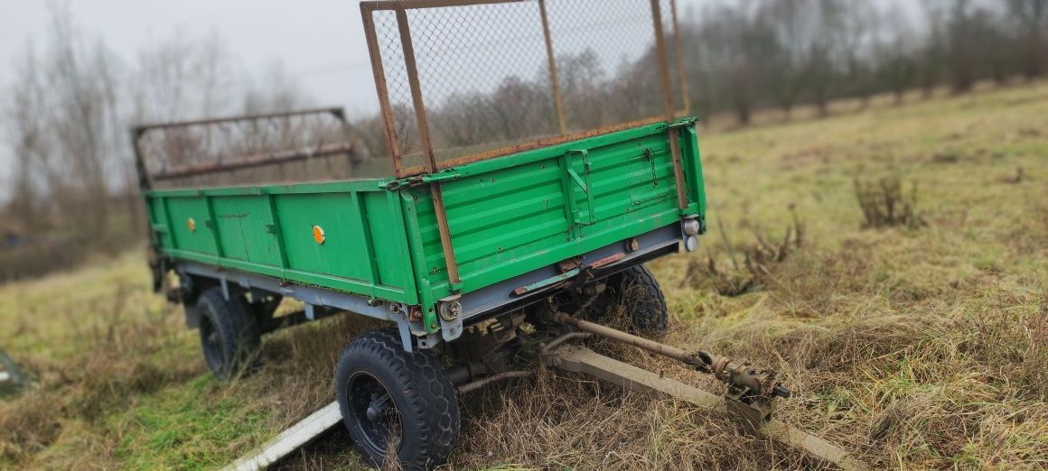 Mercedes Atego 814 najazd przyczepa rozrzutnik