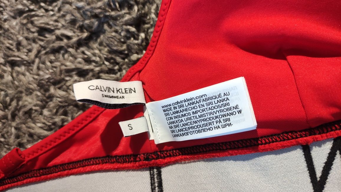 Stanik Strój kąpielowy bikini Calvin Klein s