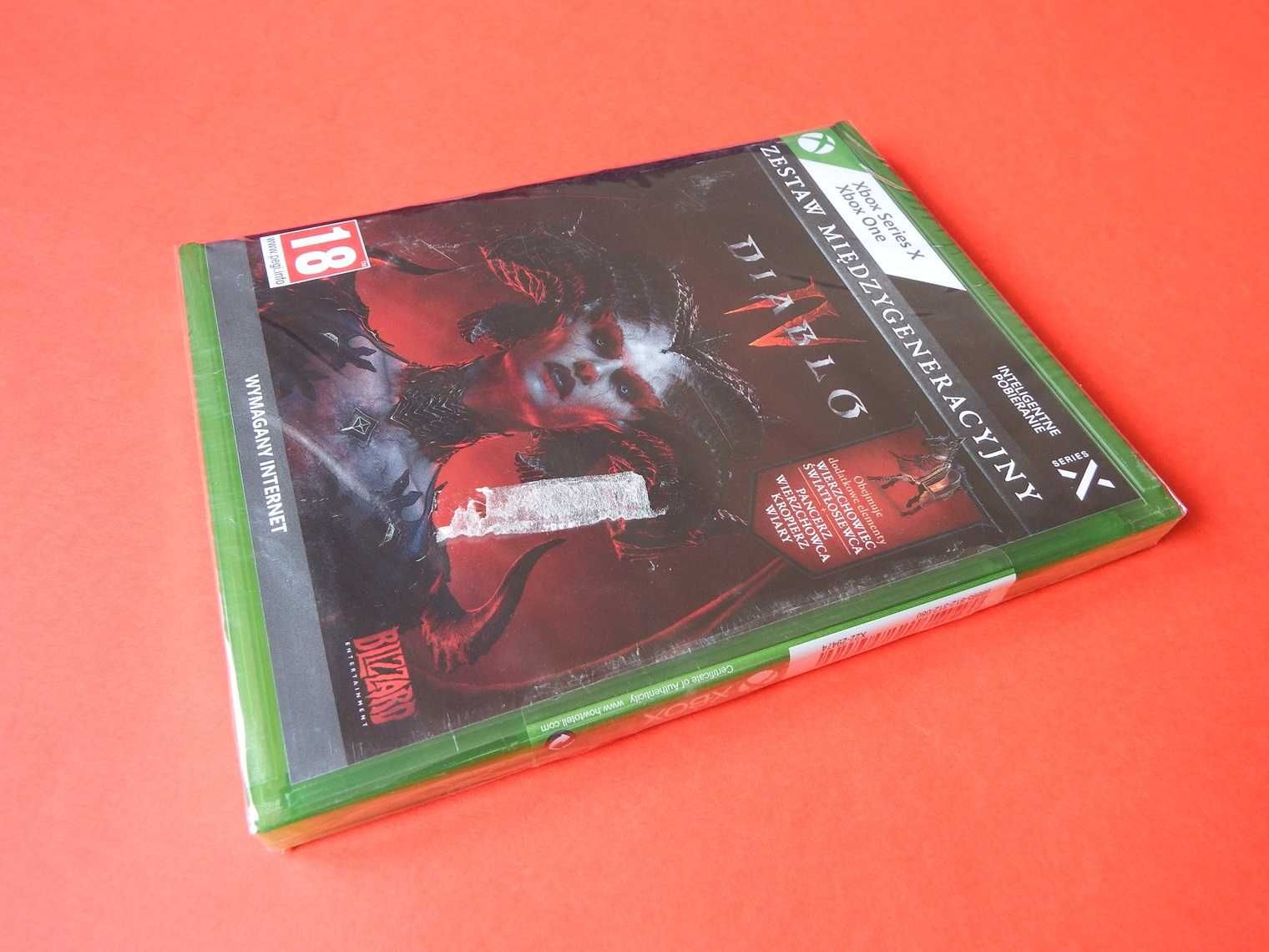 GRA XBOX ONE / XBOX SERIES X Diablo IV PL nowa zafoliowana