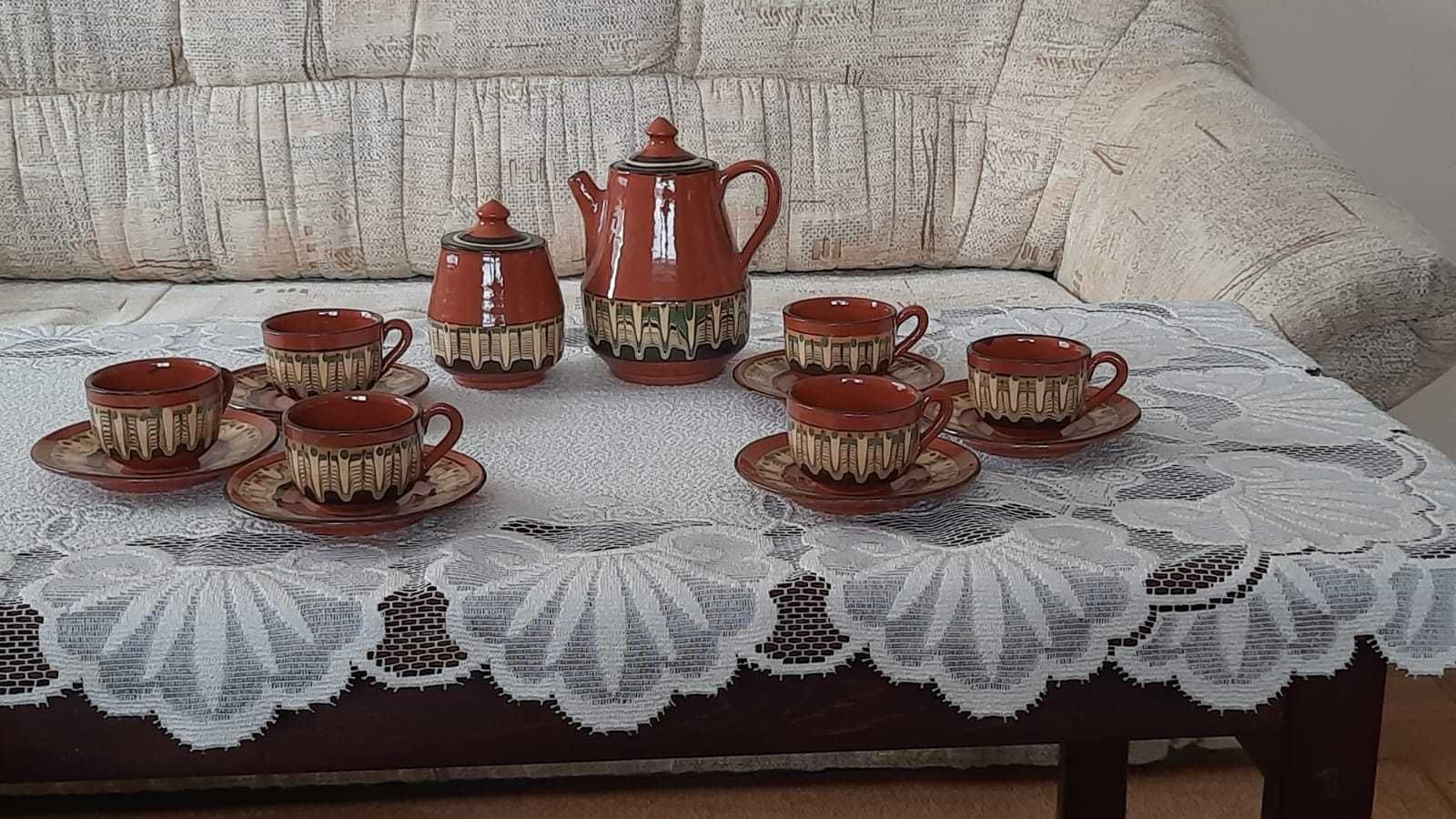 Bułgarski serwis do kawy/herbaty