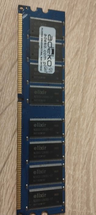 Pamięć RAM  1GB DDR PC-3200  ELIXIR