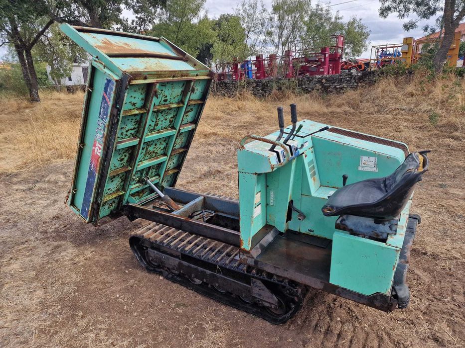 Mini Dumper de lagartas basculante Hanix RT105D a gasóleo - Japonês